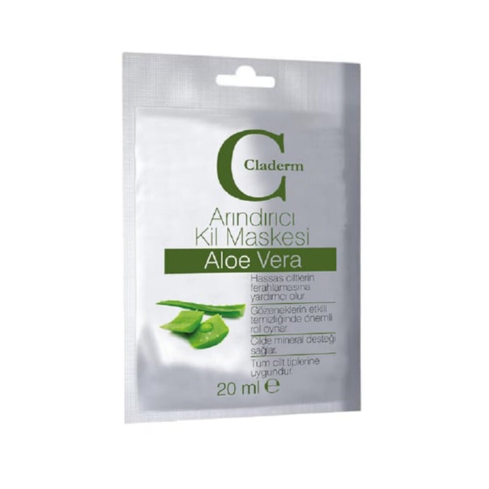 قناع طين بالصبار